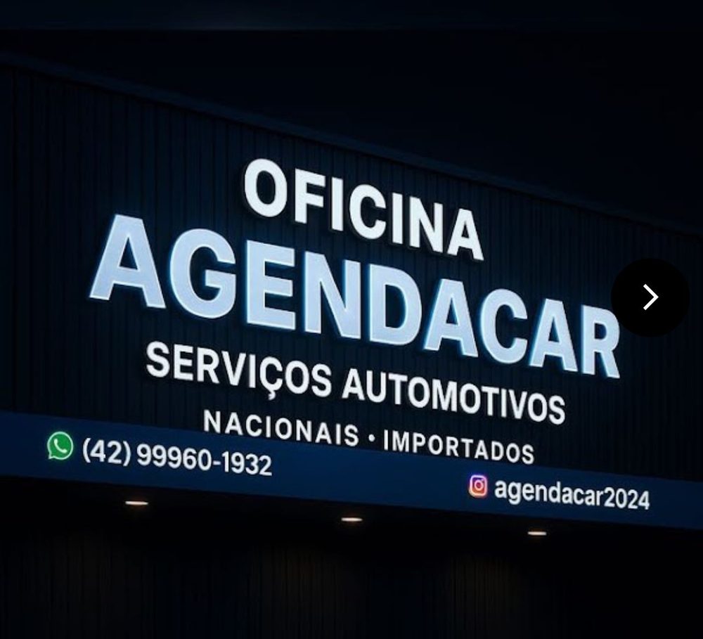 Fachada da oficina AgendaCar Serviços Automotivos em Guarapuava